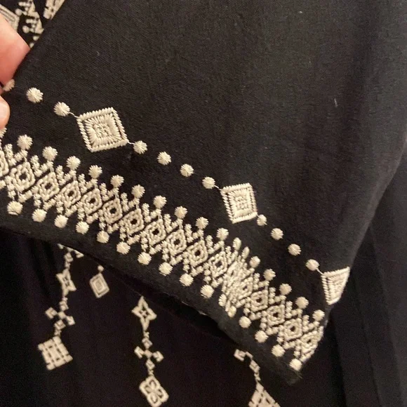 Savanna Jane Linen Black Dress size L brand new length 36” bust 38/40” - Picture 5 of 12